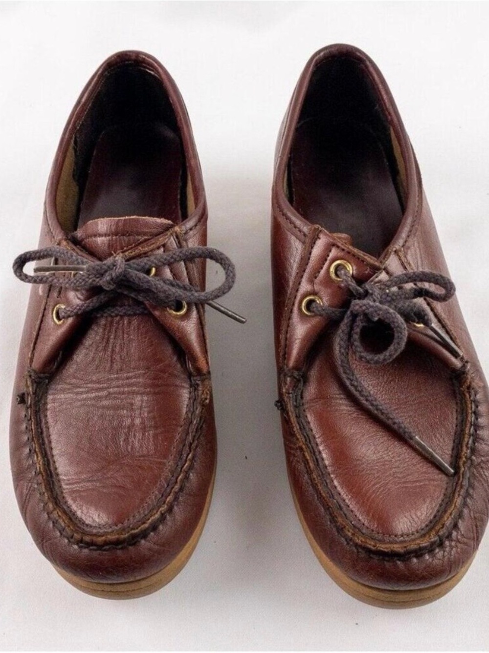 Dexter Vintage Brown Handmade Leather Shoes Womens 7.5